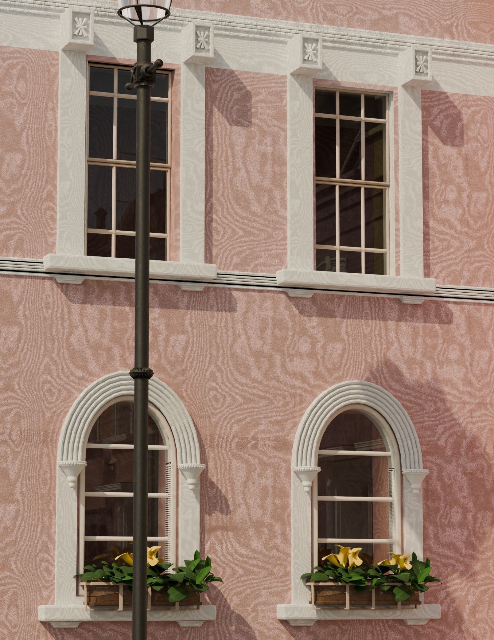 london house Low-poly 3D model_12