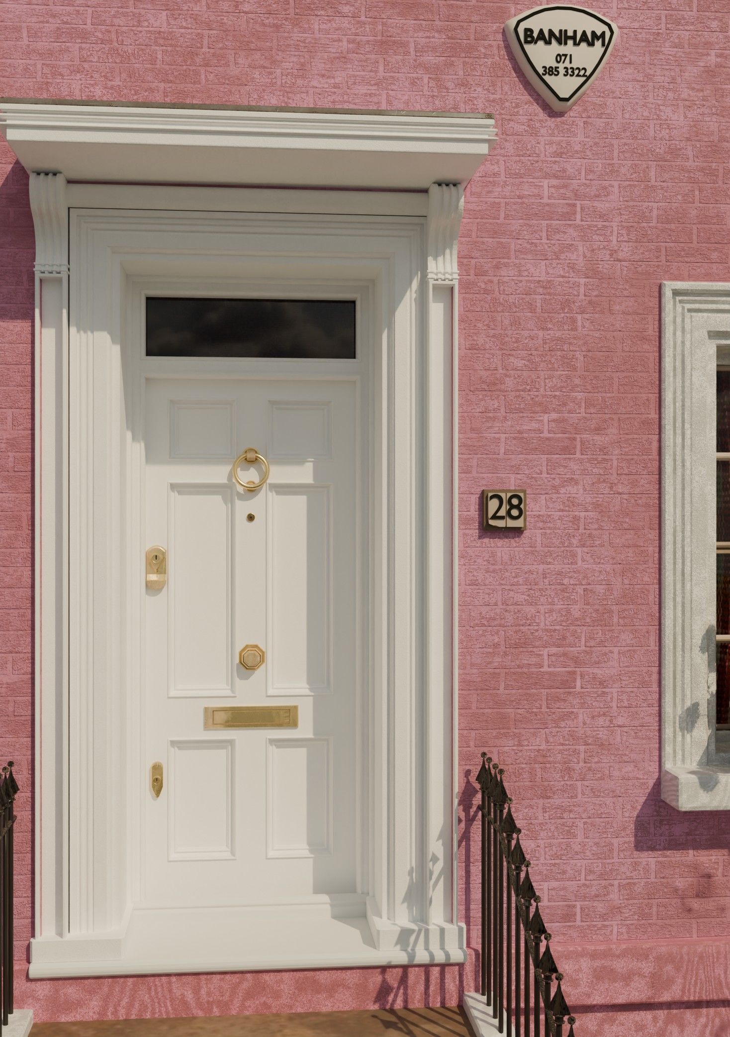 london house Low-poly 3D model_15