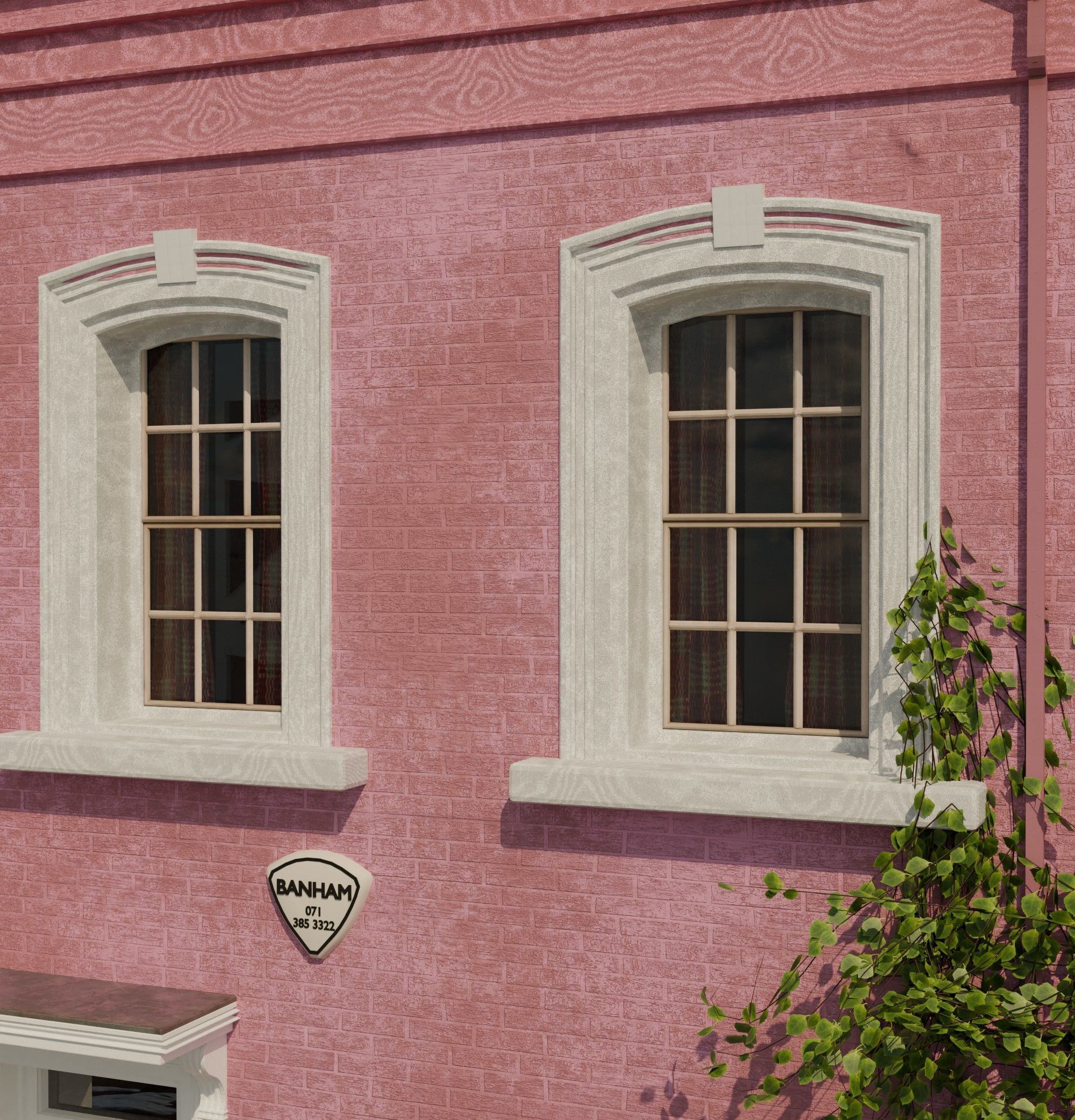 london house Low-poly 3D model_13