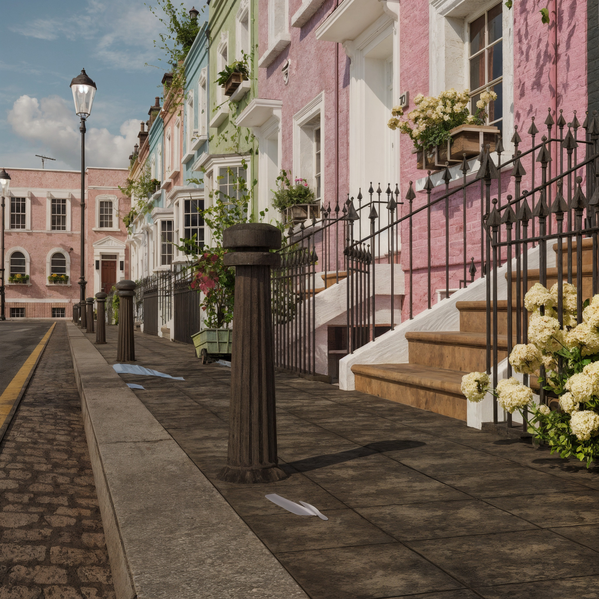 london house Low-poly 3D model_4