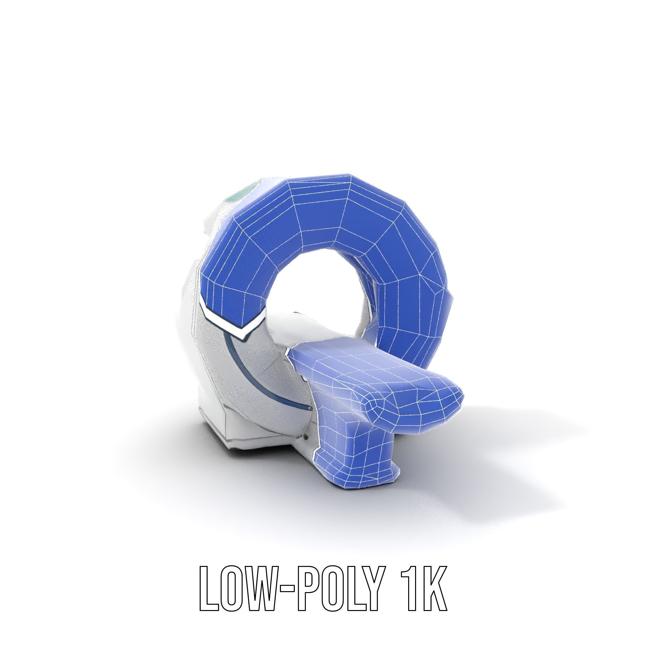 Advanced MRI Scanner Model Pack with Realistic Features Low-poly 3D model_26