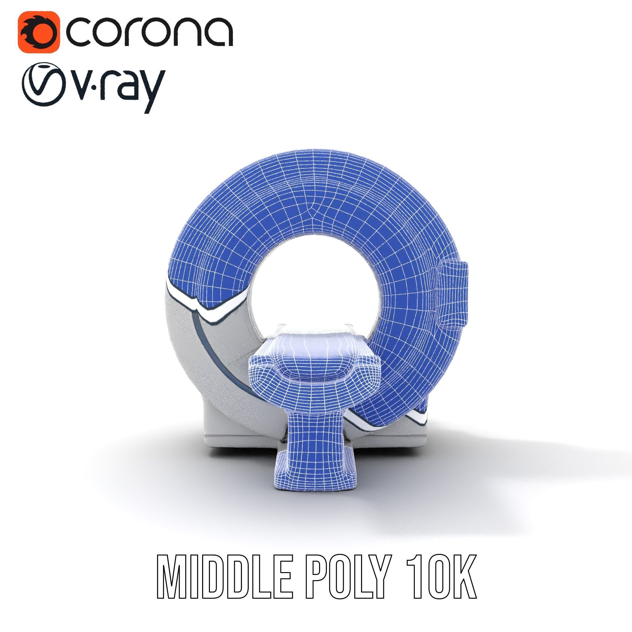 Advanced MRI Scanner Model Pack with Realistic Features Low-poly 3D model_30