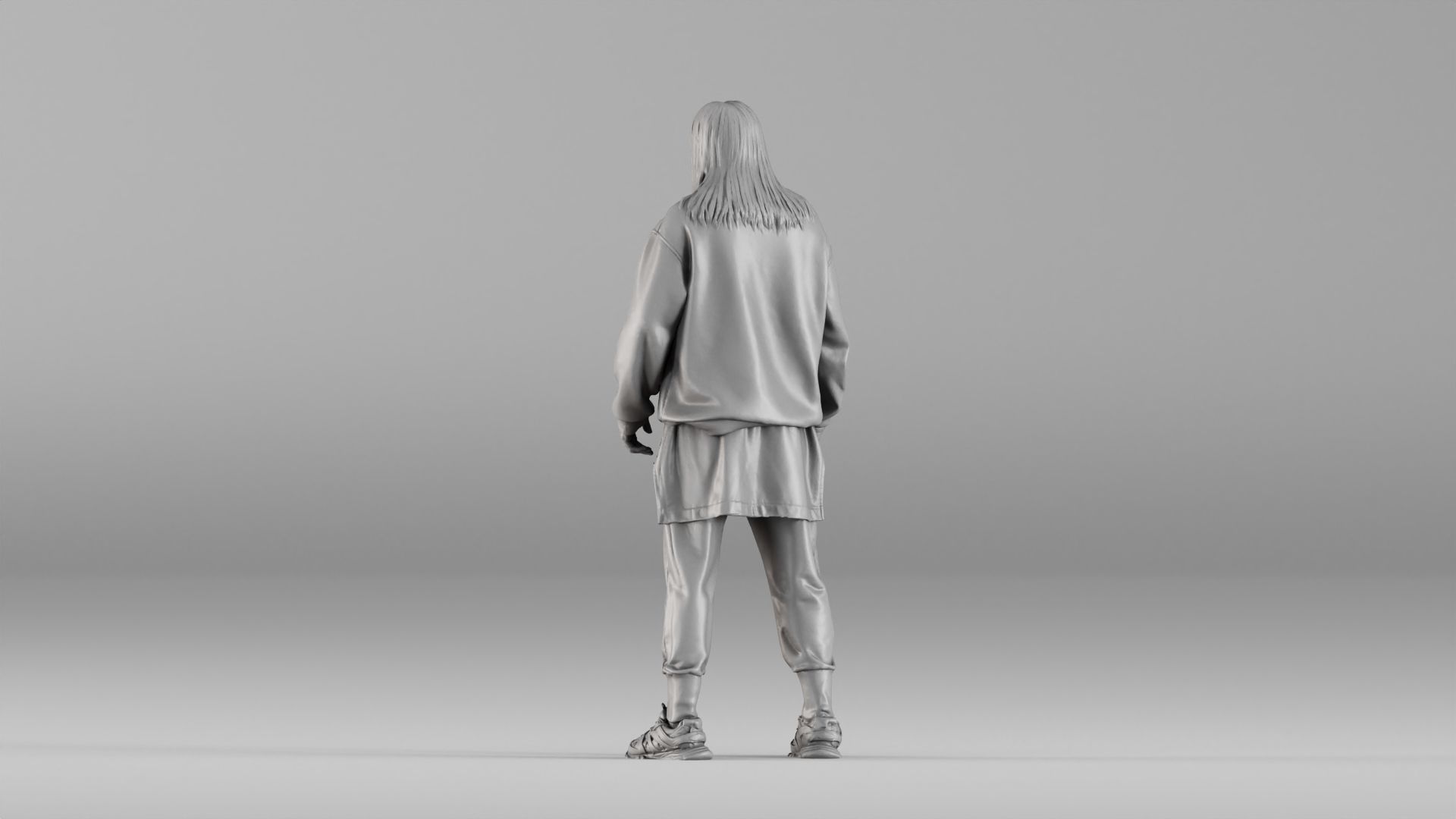 001646 Urban Style Male Realistic 3D Scanned Character 3D print model_5