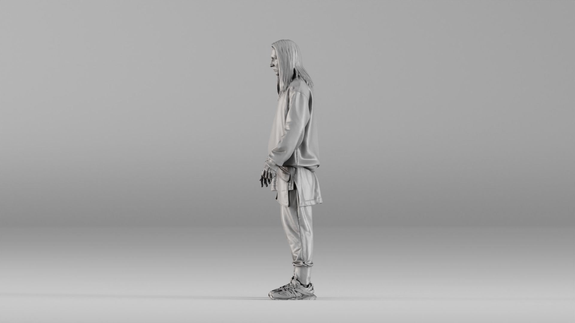 001646 Urban Style Male Realistic 3D Scanned Character 3D print model_6