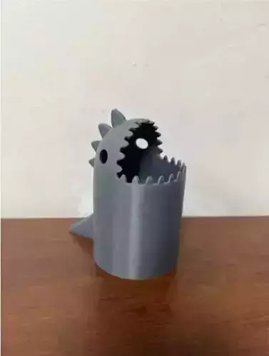 Dinosaur trash can  3D print model