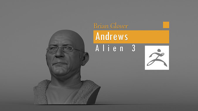 Brian Glover - Andrews - Alien 3 3D print model