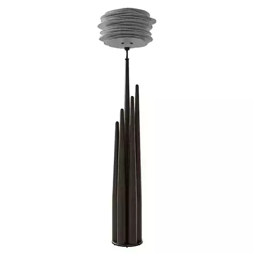 Futuristic Wind Turbine Tower 3D Model