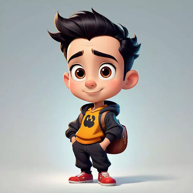 Bright-Eyed Explorer 3D print model_0