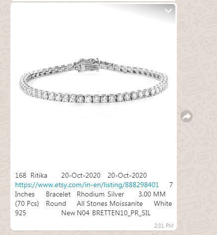 Gold and Silver Designer Bangles and Bracelets with CZ Diamonds 3D print model_68