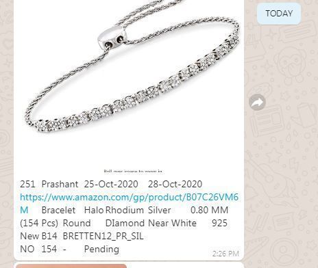 Gold and Silver Designer Bangles and Bracelets with CZ Diamonds 3D print model_71