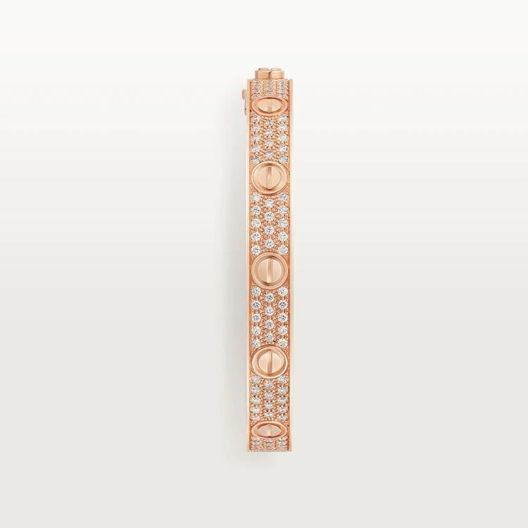 Gold and Silver Designer Bangles and Bracelets with CZ Diamonds 3D print model_9