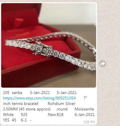 Gold and Silver Designer Bangles and Bracelets with CZ Diamonds 3D print model_107