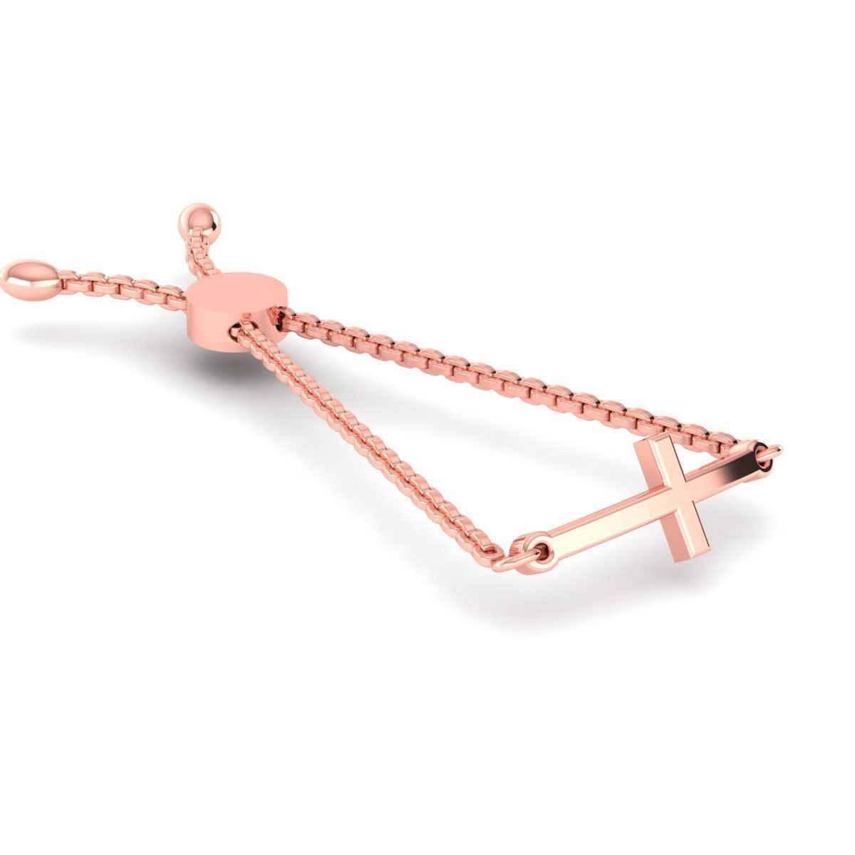 Gold and Silver Designer Bangles and Bracelets with CZ Diamonds 3D print model_26