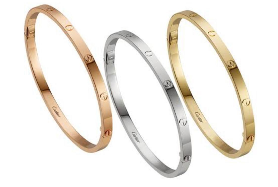 Gold and Silver Designer Bangles and Bracelets with CZ Diamonds 3D print model_19