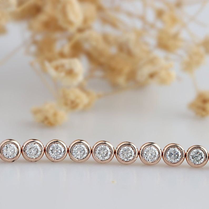 Gold and Silver Designer Bangles and Bracelets with CZ Diamonds 3D print model_28