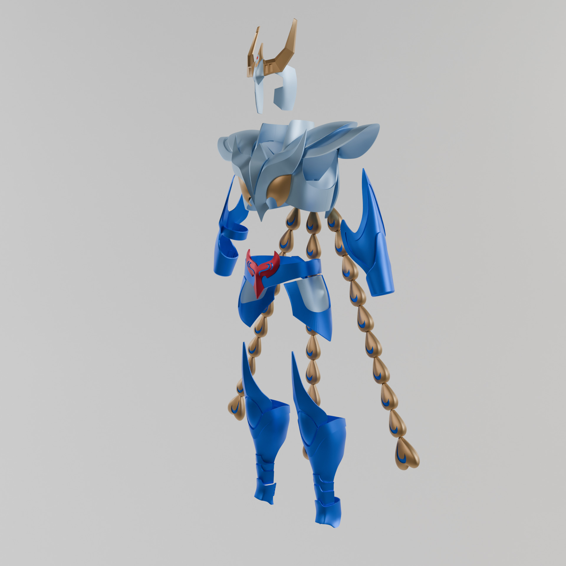 Phoenix Ikki Costume V2 Saint Seiya Inspired 3D Print Model 3D print model_2
