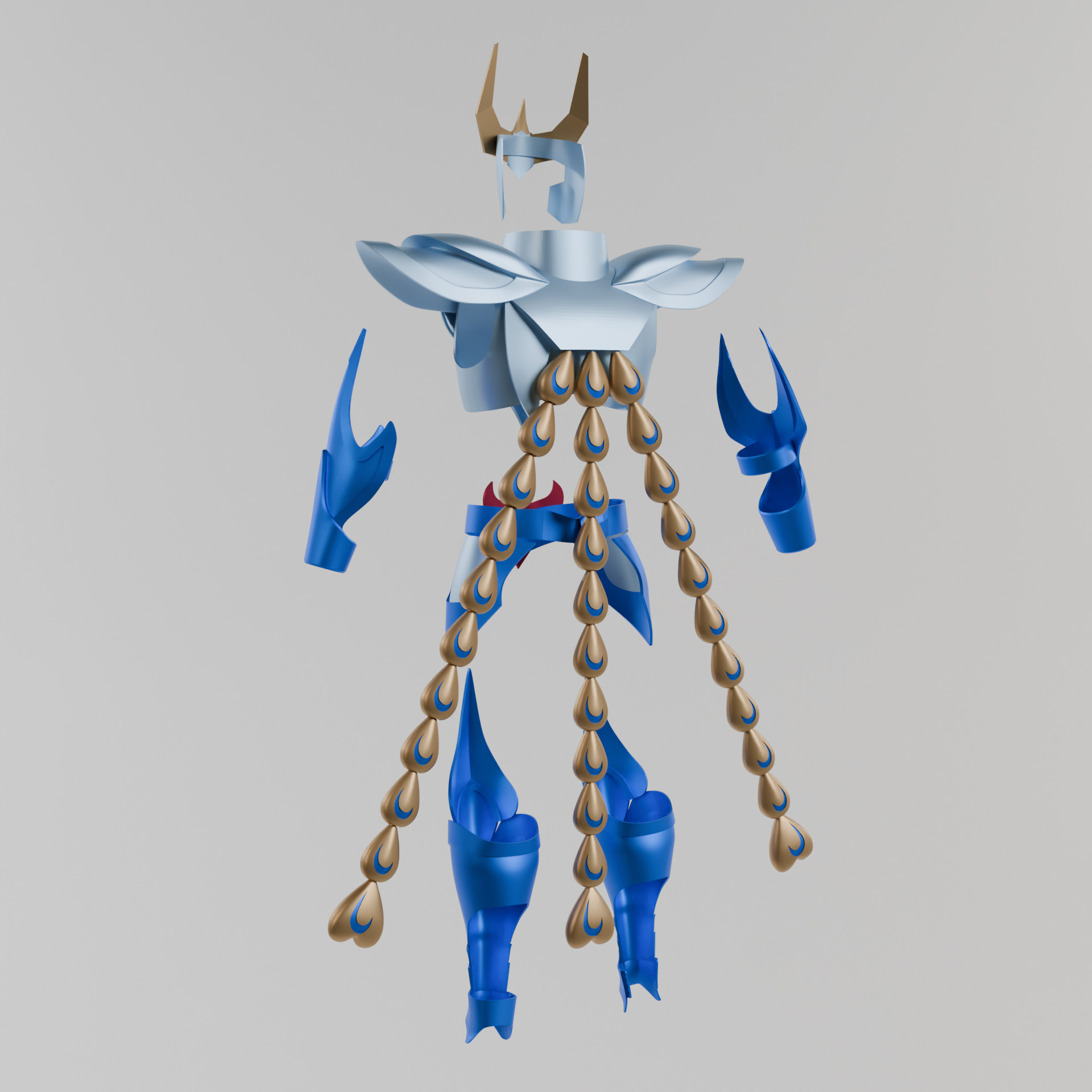 Phoenix Ikki Costume V2 Saint Seiya Inspired 3D Print Model 3D print model_4