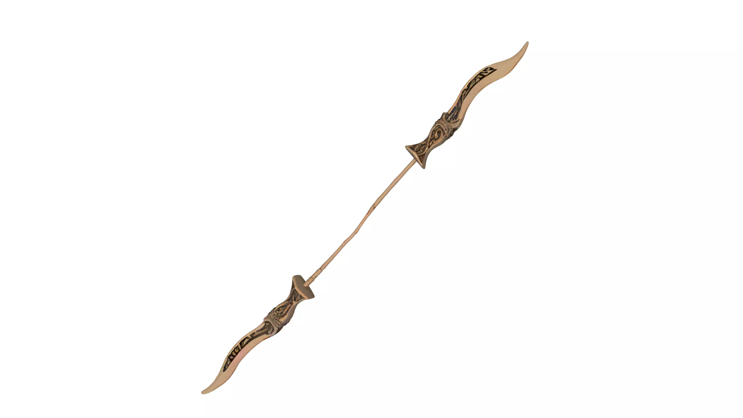 Sword Low-poly 3D model_0