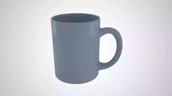 Coffee Mug Slate Gray Color