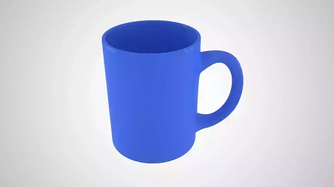 Coffee Mug Royal Blue Color