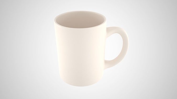 Coffee Mug Linen Color 3D model