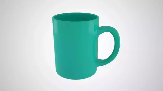 Coffee Mug  Persian Green Color