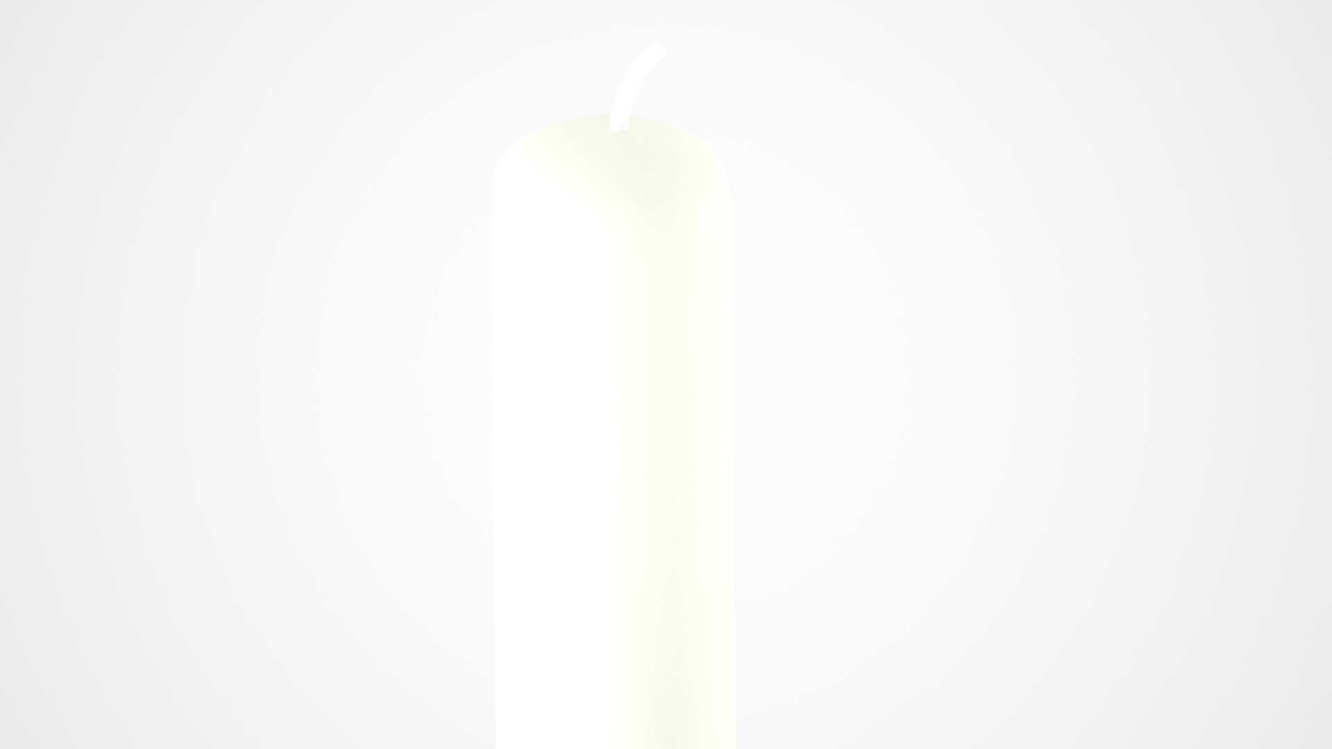 Chain U Candleholder Tinted Glass 3D model_4