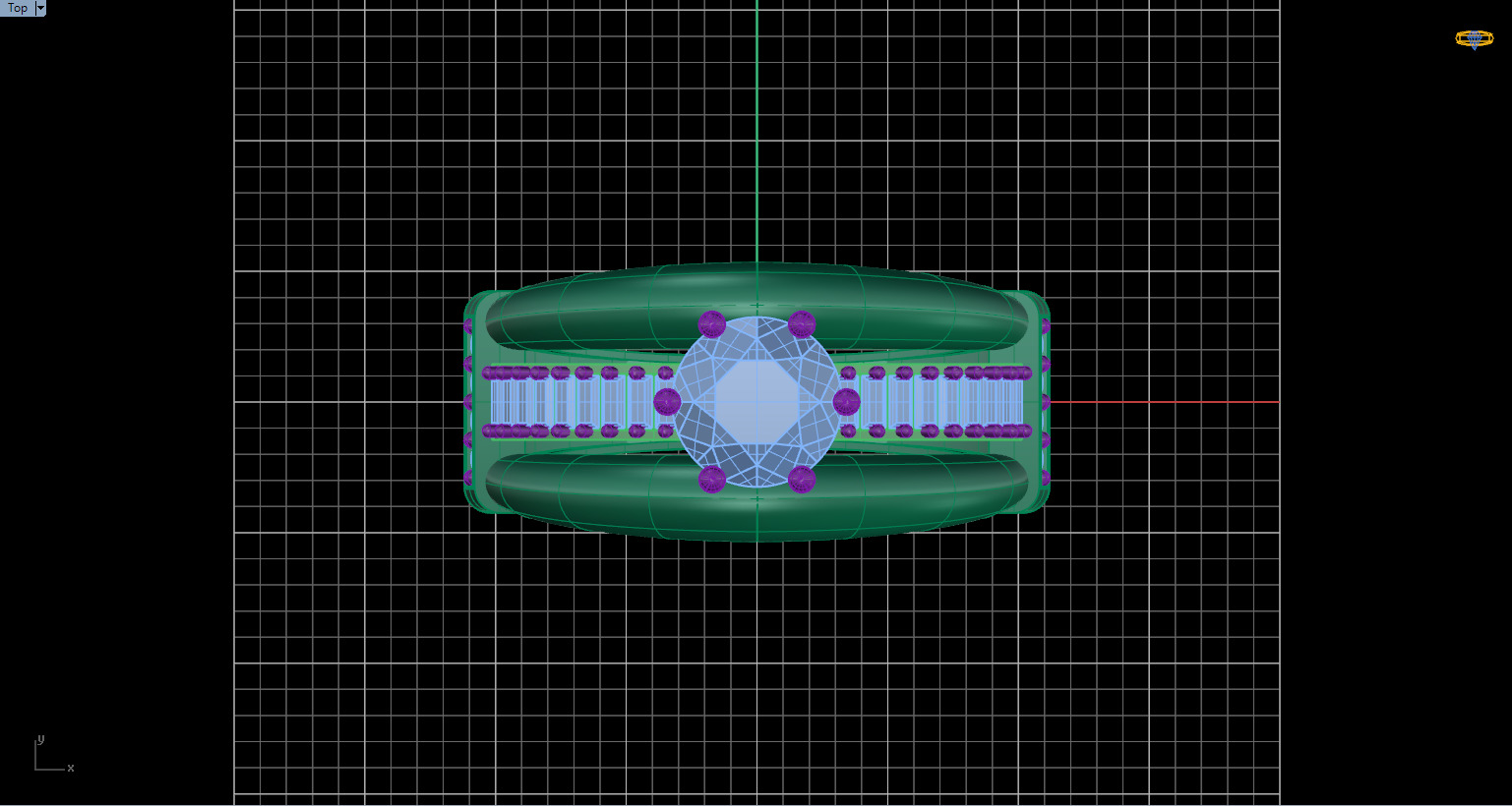 Solitaire Ring 35 3D print model_6