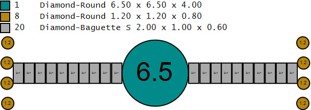 Solitaire Ring 35 3D print model_8