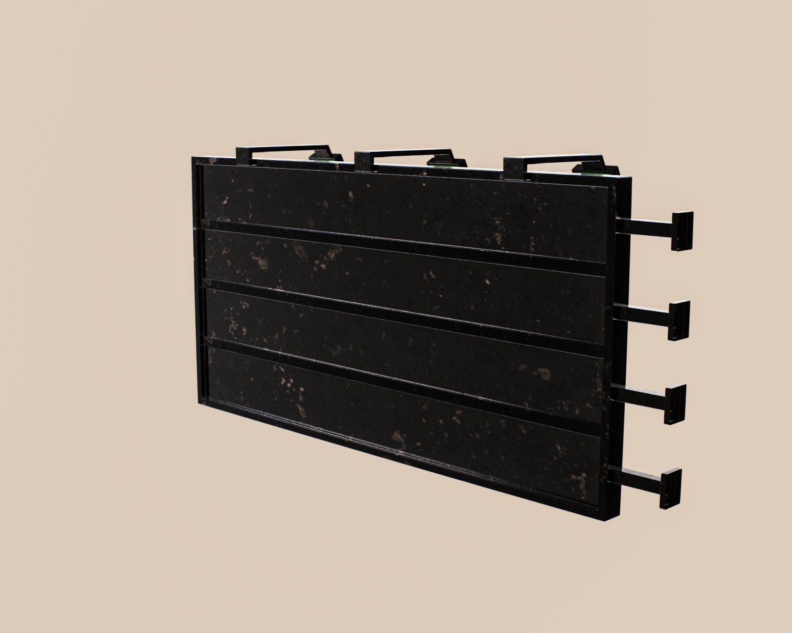 Advertising Billboard Panel Type A Low-poly 3D model_4