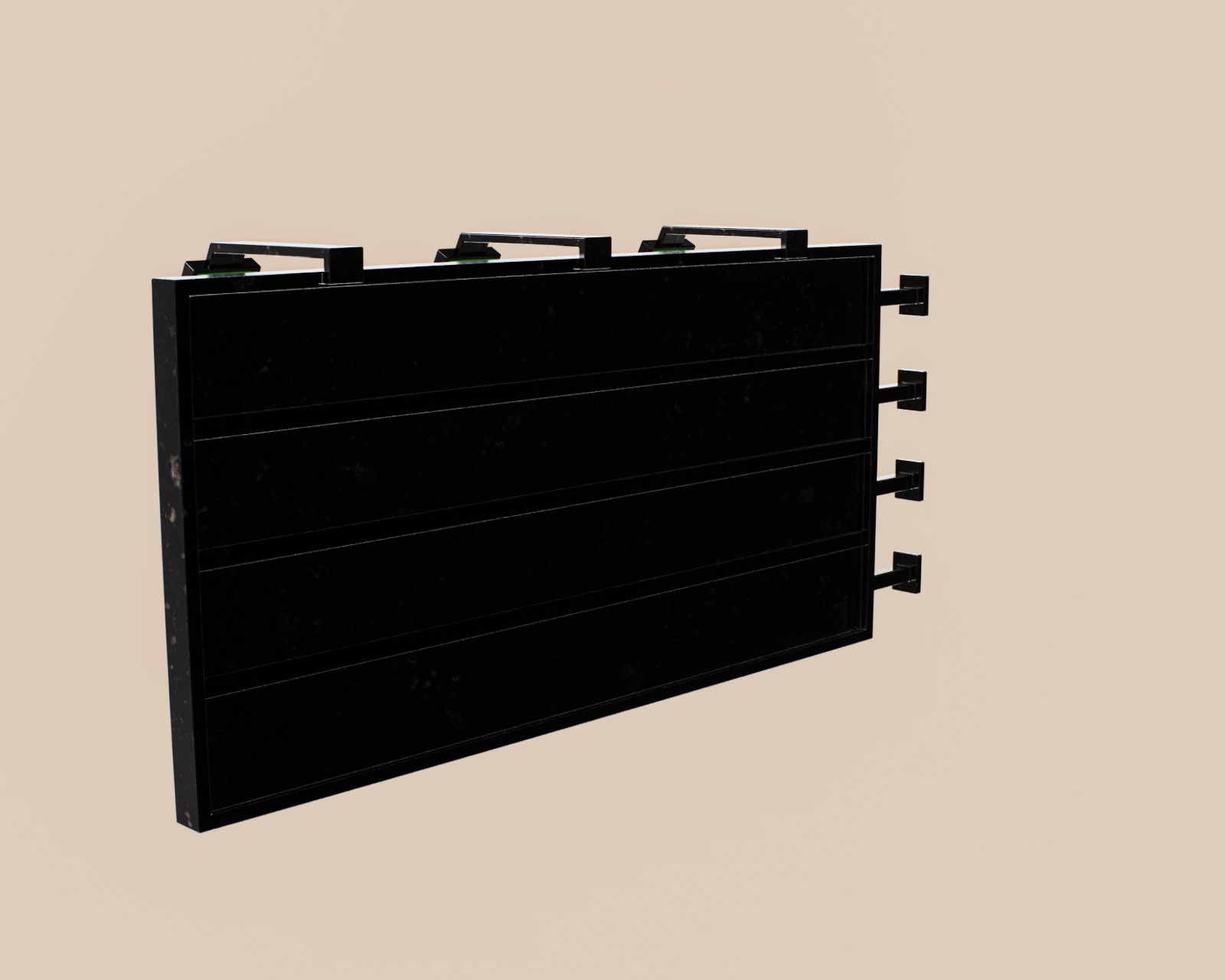 Advertising Billboard Panel Type A Low-poly 3D model_6