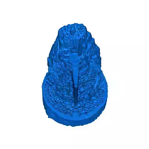 design a detailed 3D printable stone tower terrain for wargaming