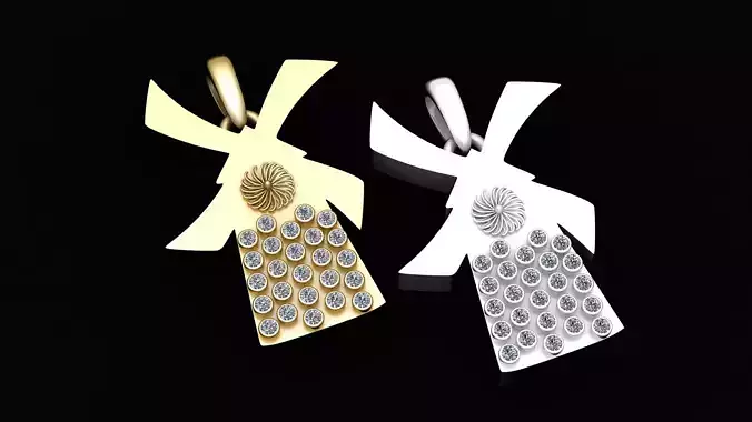 DIAMOUND HOUSE PENDANT 