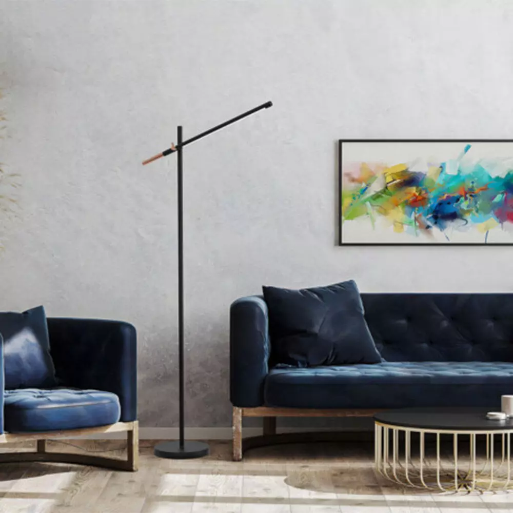 Minimalist LED Floor Lamp 3D Model 3D model_0