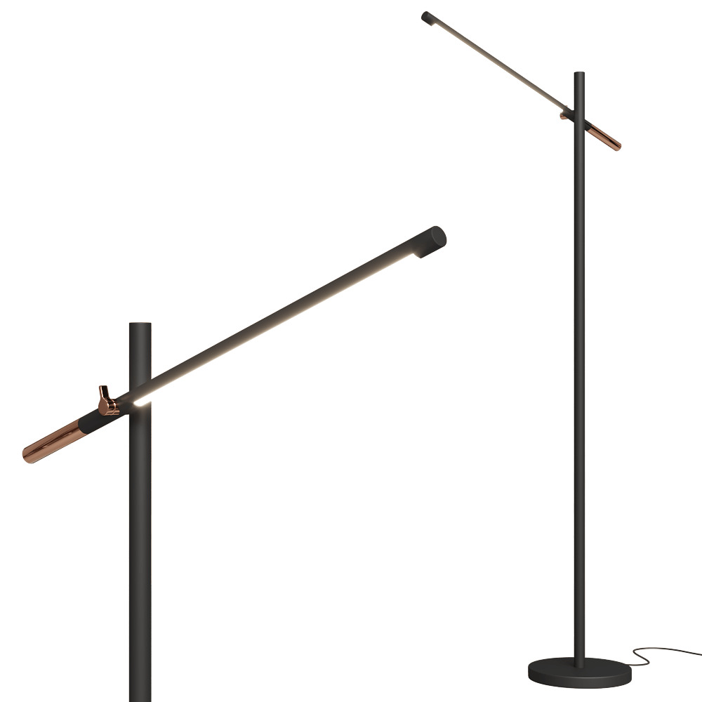 Minimalist LED Floor Lamp 3D Model 3D model_1
