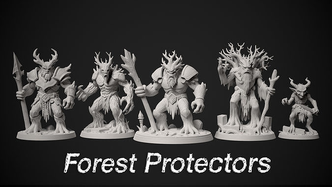 Forest Guardians Miniatures Collection 