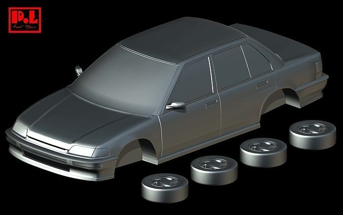 Honda Civic 4th Gen EF3 1988-1991 3D print model