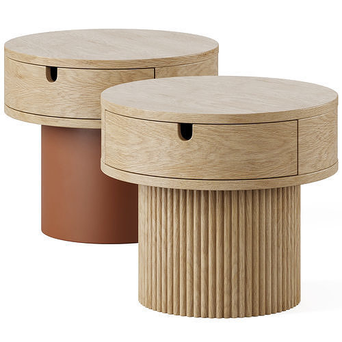 Bedside table Tamita by LA REDOUTE INTERIEURS 3D model