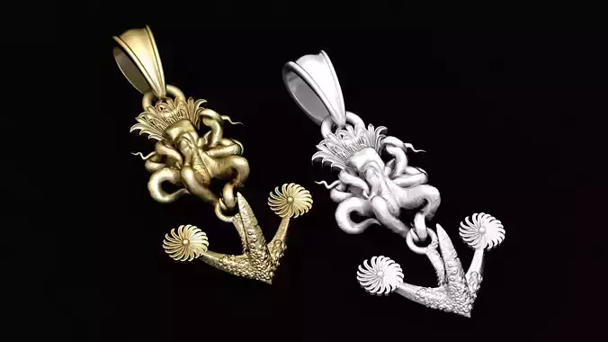 GOLD ANIMALS PENDANT