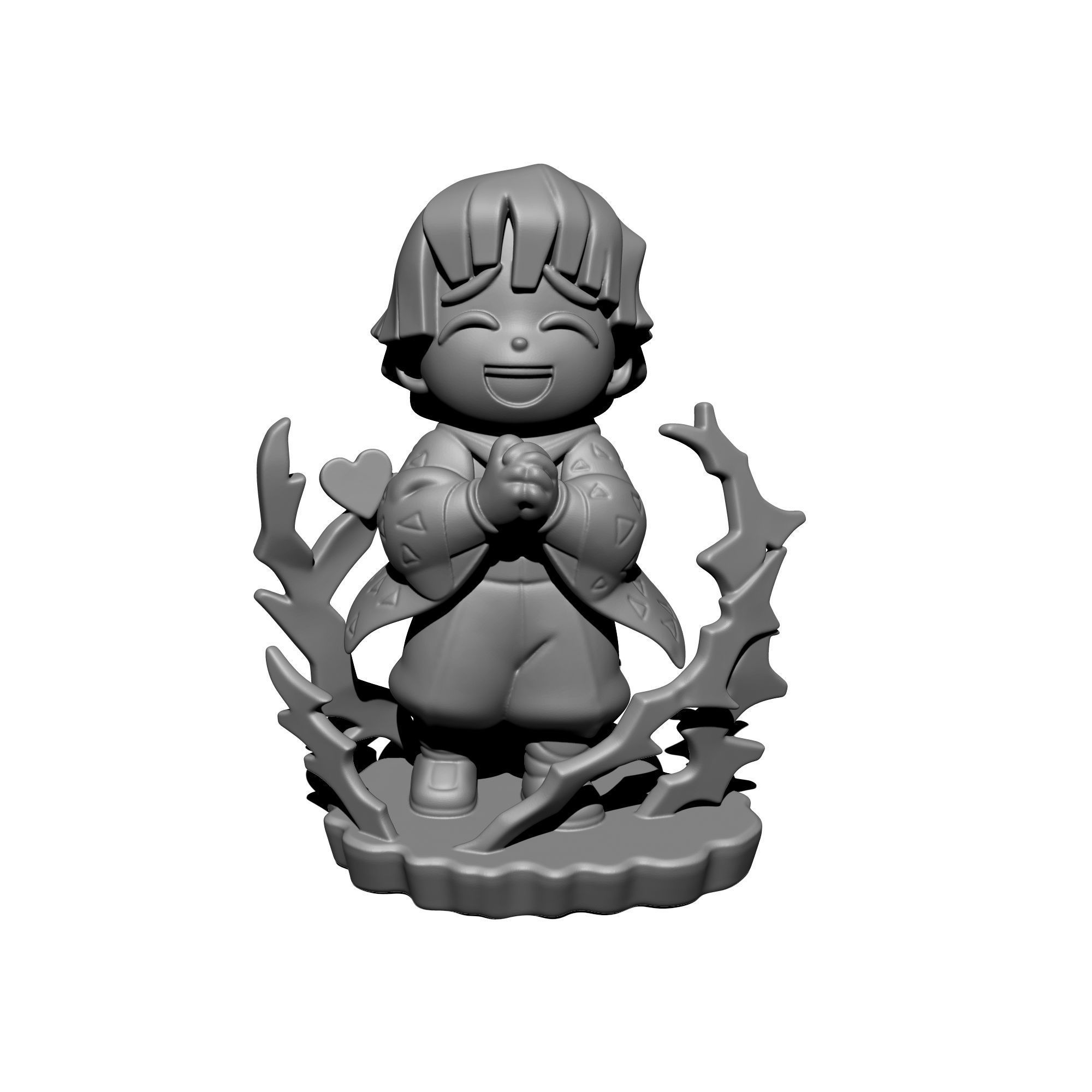 Zenitsu - Kimetsu no Yaiba Free 3D print model_1