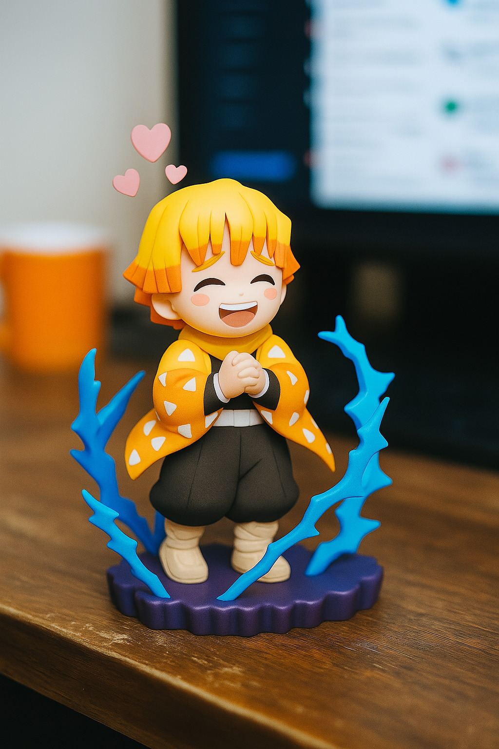 Zenitsu - Kimetsu no Yaiba Free 3D print model_5