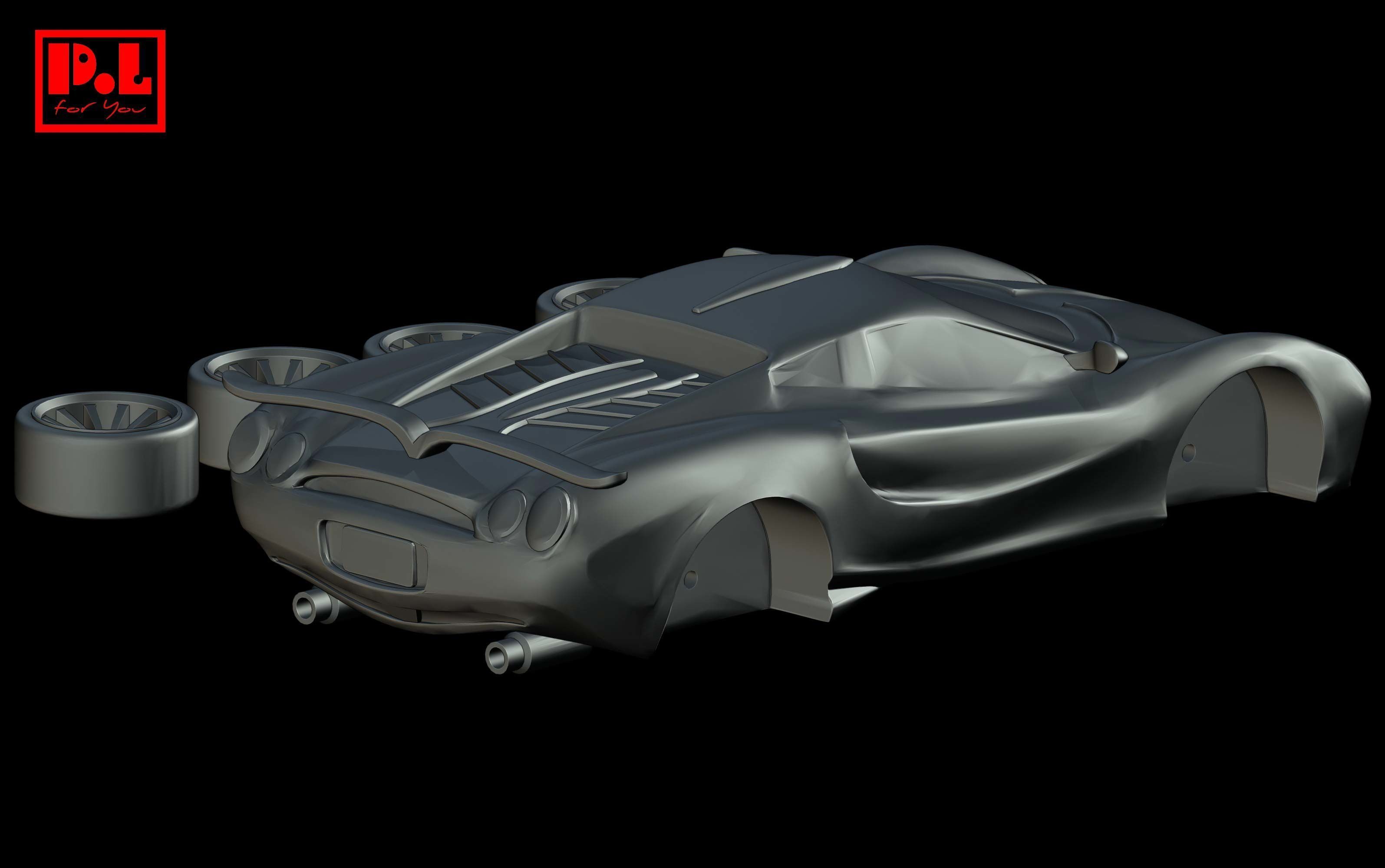Mitsuoka Orochi Coupe 2006-2014 3D print model_4