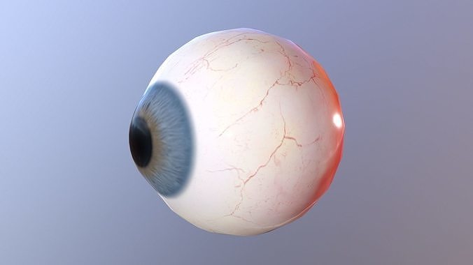 Eye 3D Model Low-poly 3D model