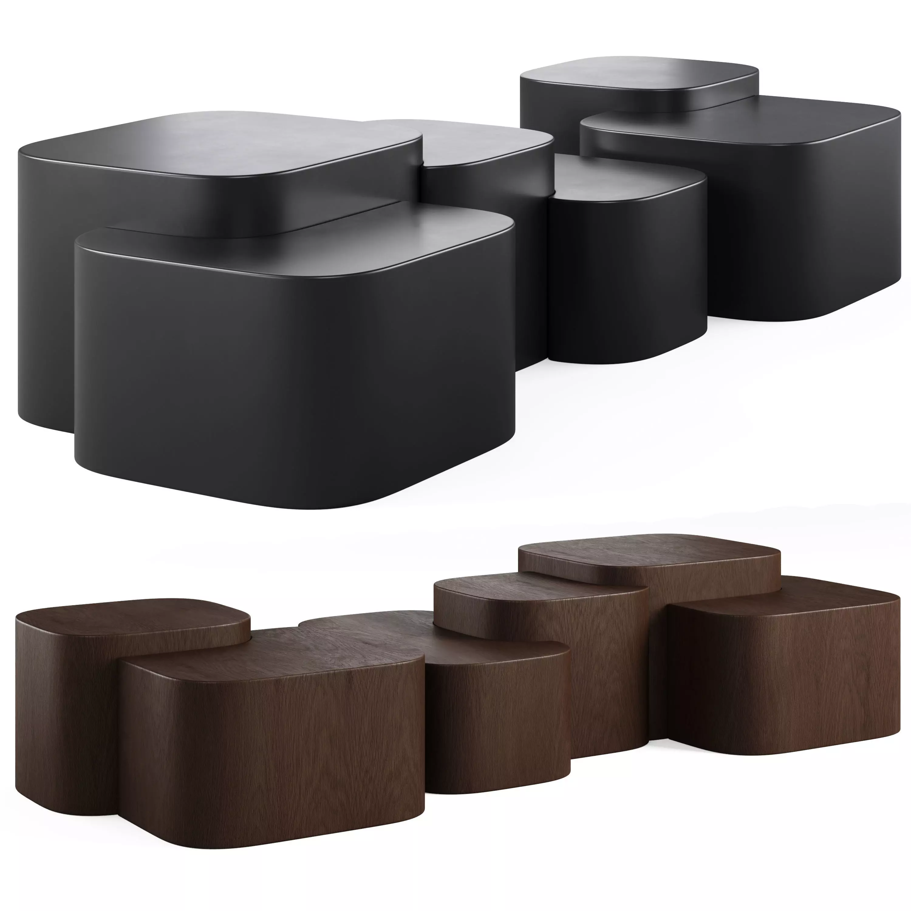 Coffee table Platea by 1stdibs 3D model_0