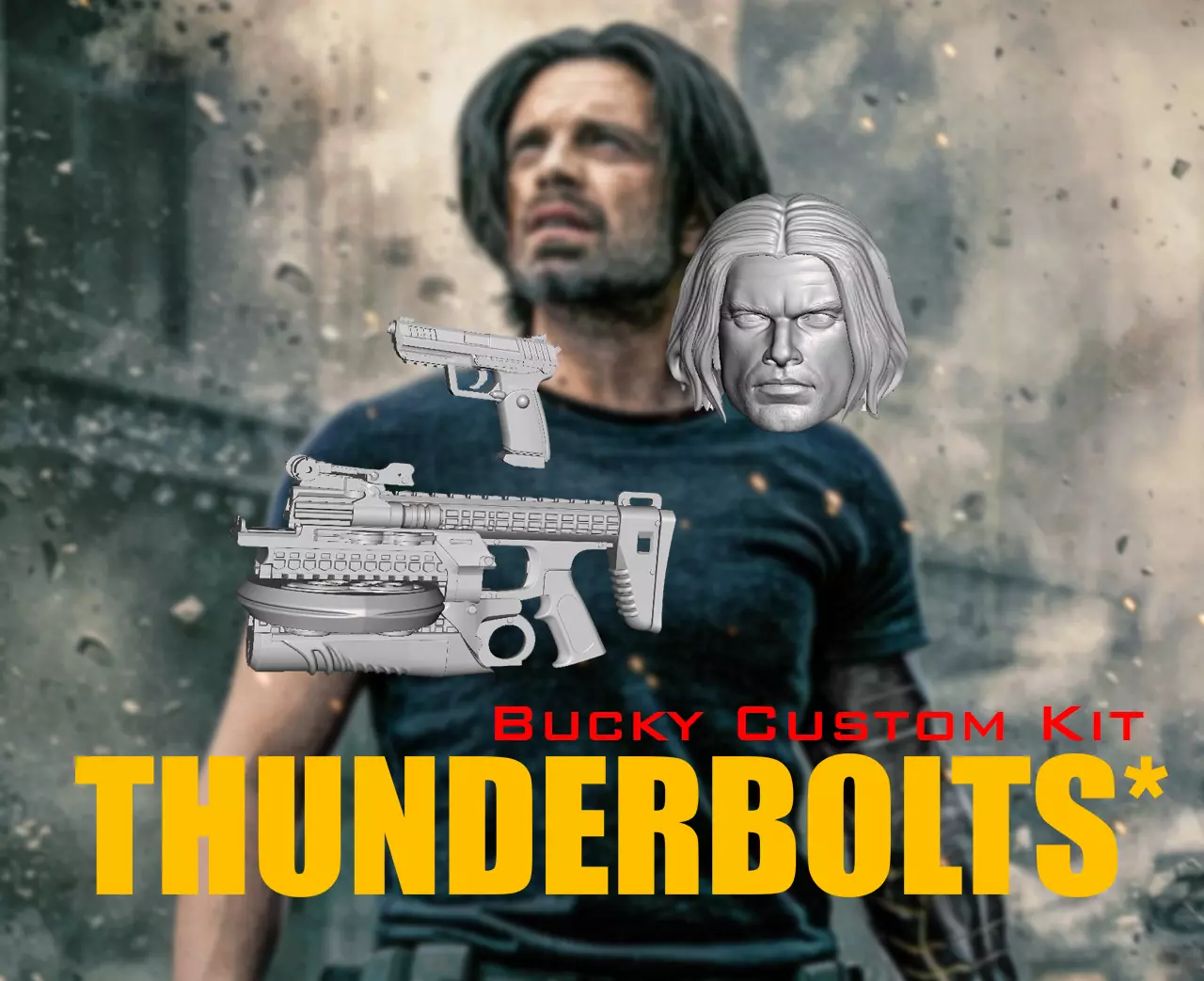 BUCKY BARNES CUSTOM KIT 3D print model