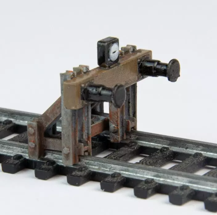 Railway Buffer Stop Mod2 1-87 resin 3D print model