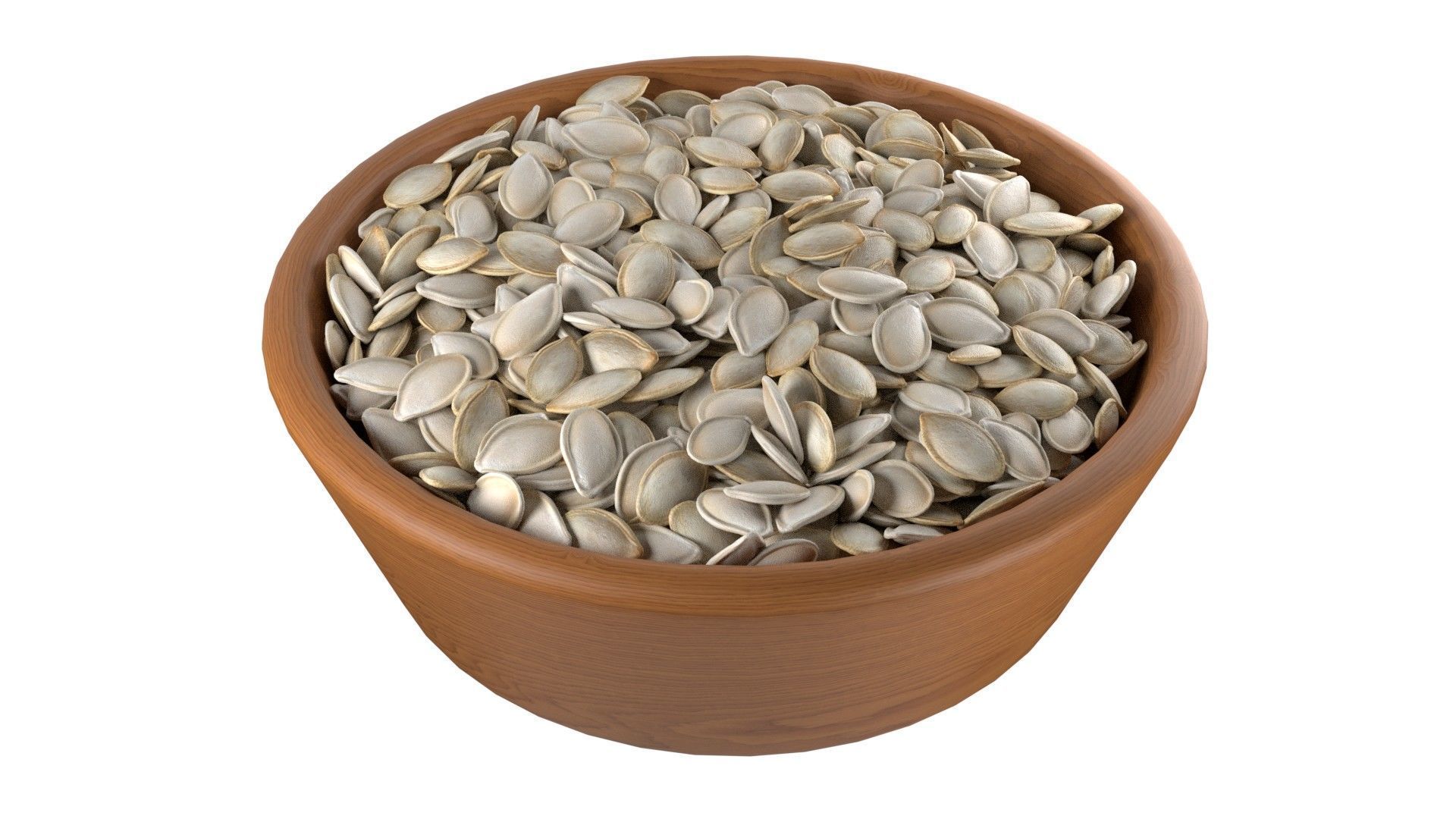 Bean and Seeds collection v1 Low-poly 3D model_10