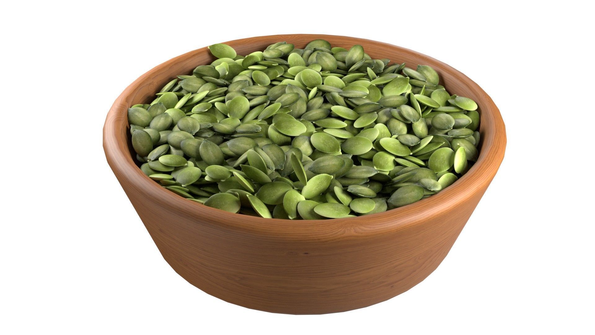 Bean and Seeds collection v1 Low-poly 3D model_9