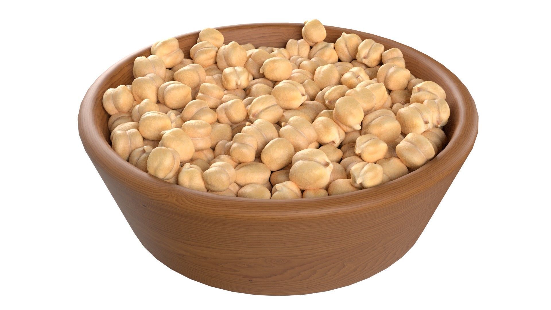 Bean and Seeds collection v1 Low-poly 3D model_17