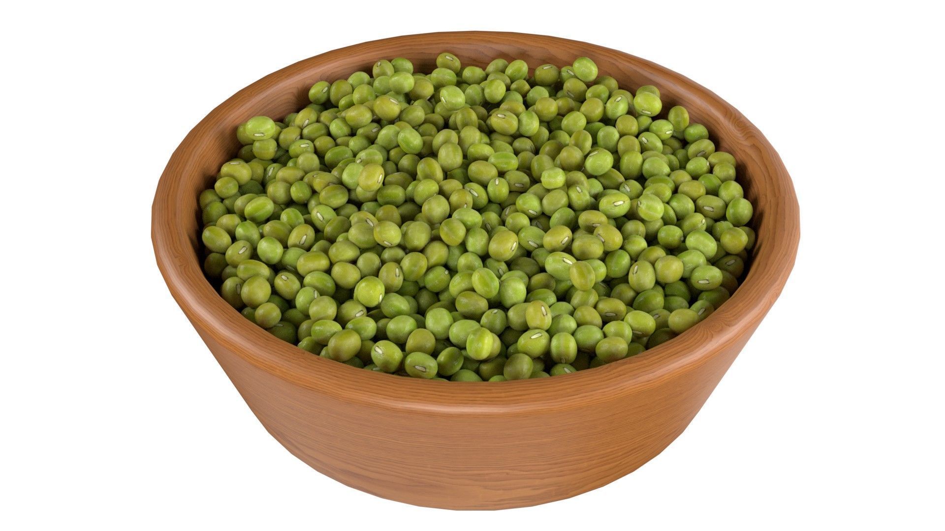 Bean and Seeds collection v1 Low-poly 3D model_5